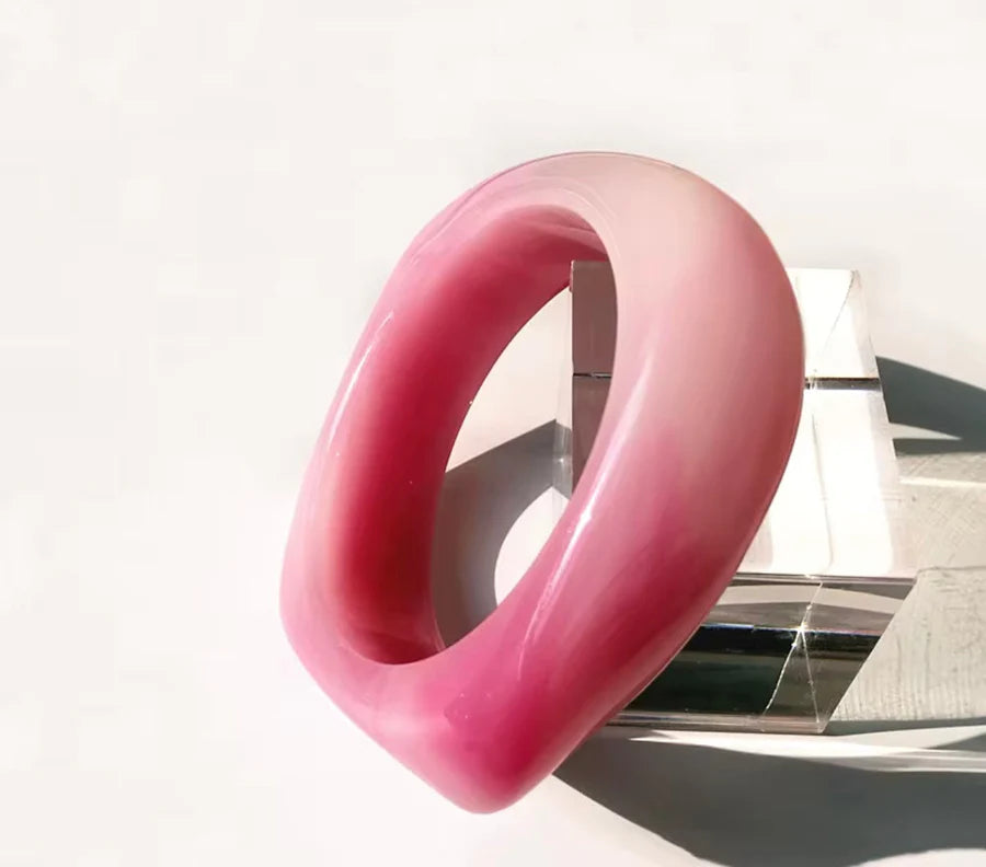 Folie à Trois armband Claudia roze