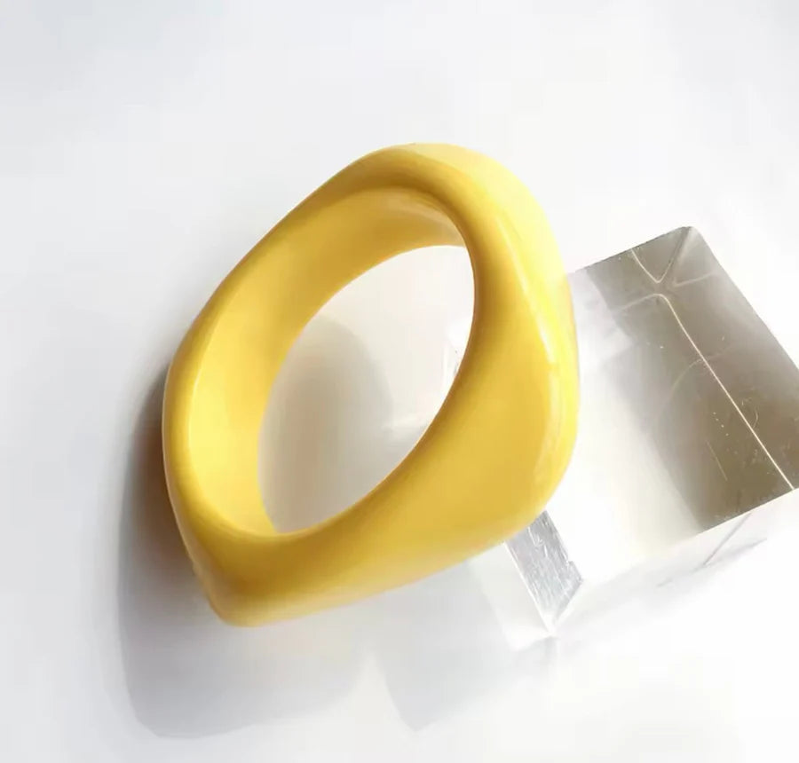 Folie à Trois armband CLAUDIA geel