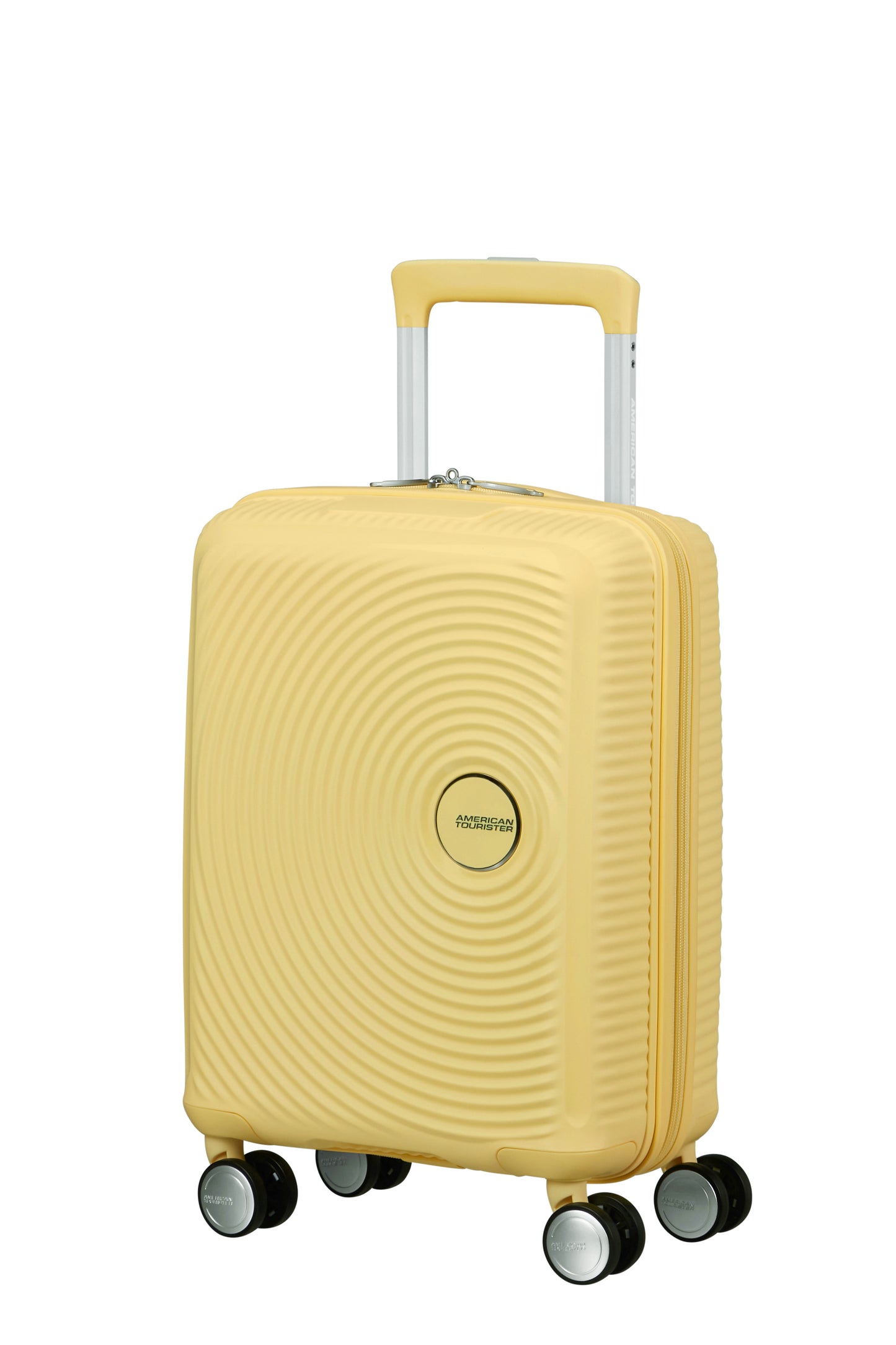 American Tourister SOUNDBOX MINI spinner47 pastel yellow