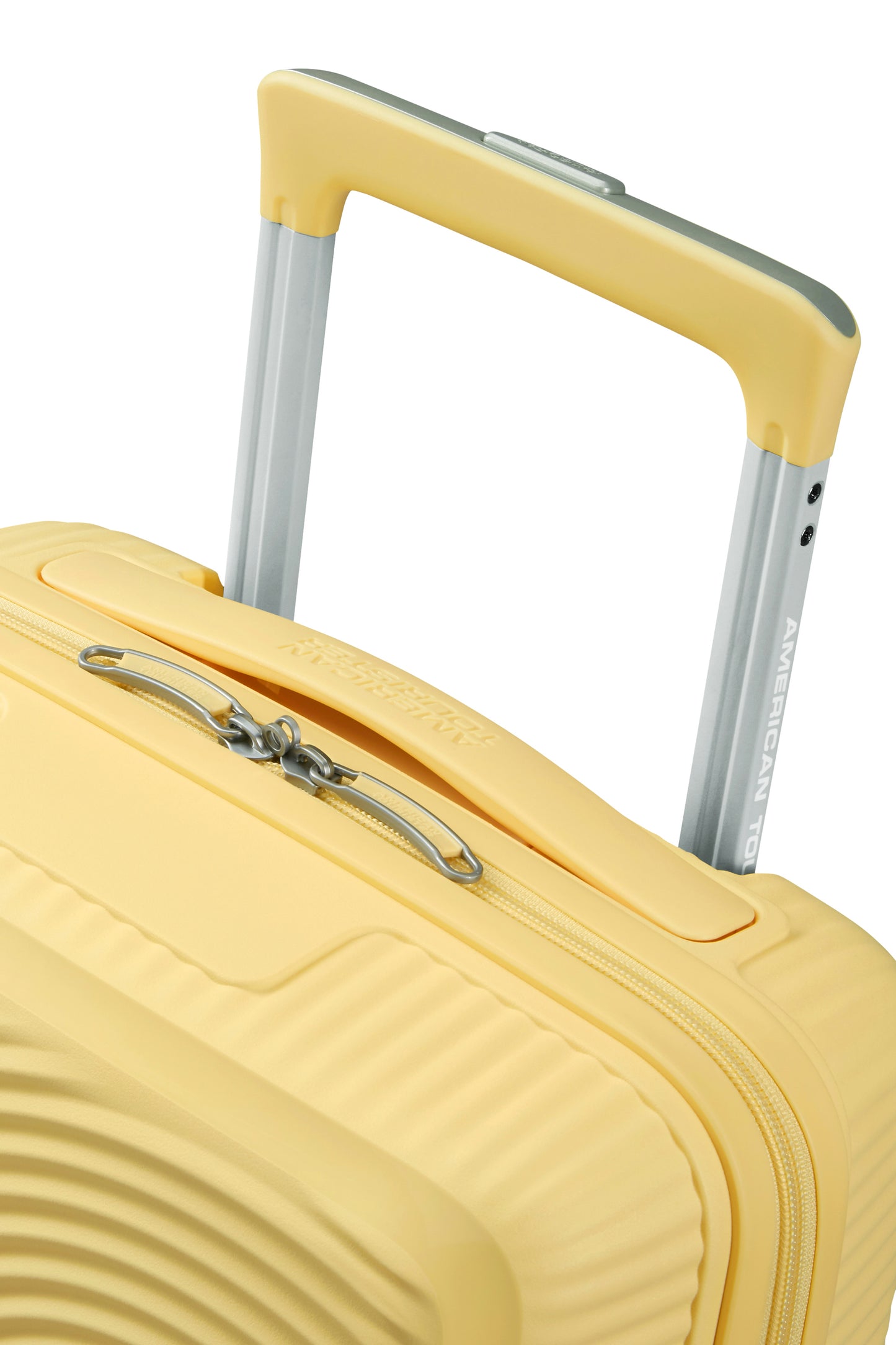 American Tourister SOUNDBOX MINI spinner47 pastel yellow