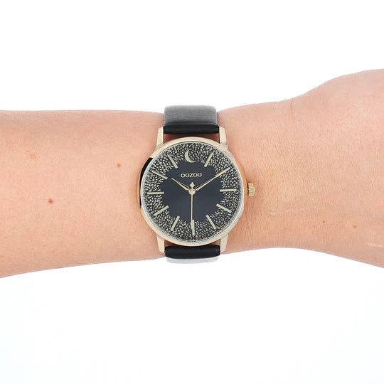 Oozoo C11044 zwart gold