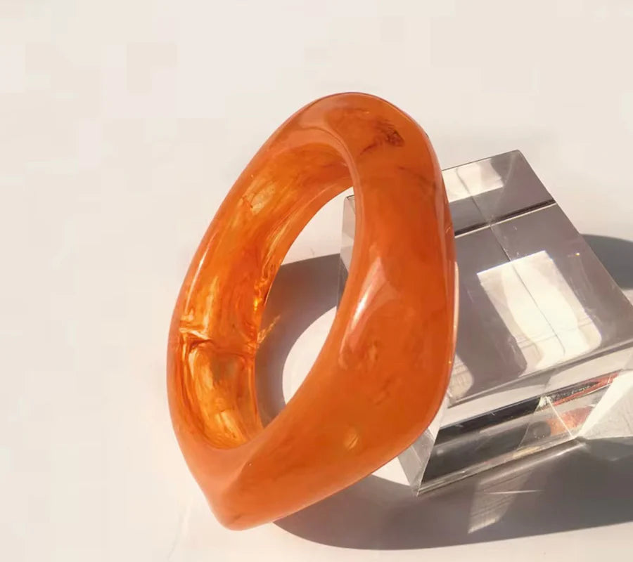 Folie à Trois armband CLAUDIA oranje