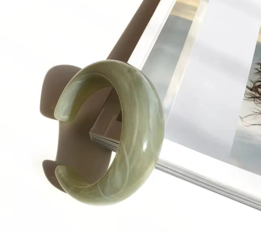 Folie à Trois armband NINA donker groen