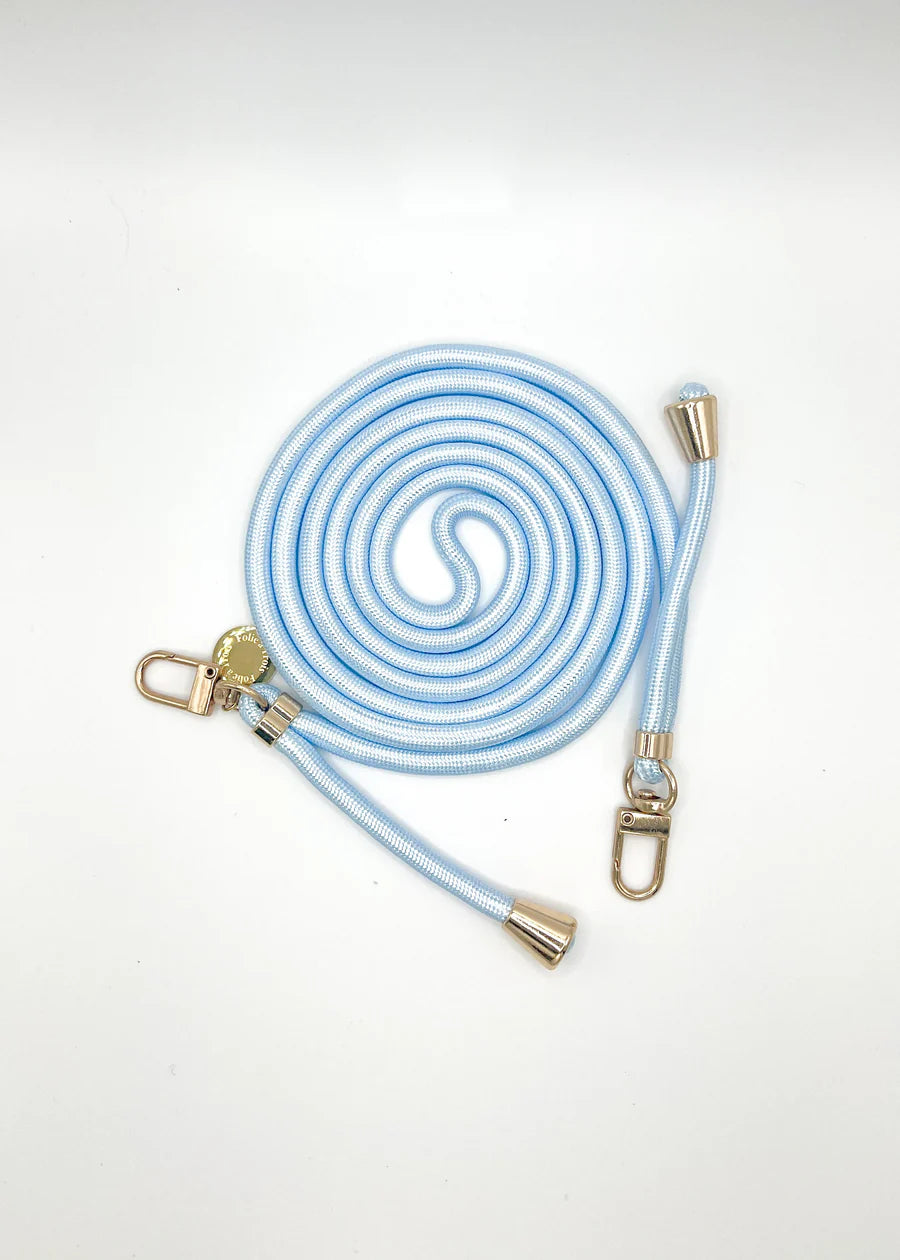 Folie à Trois telefoonkoord Colorfull metallic baby blue