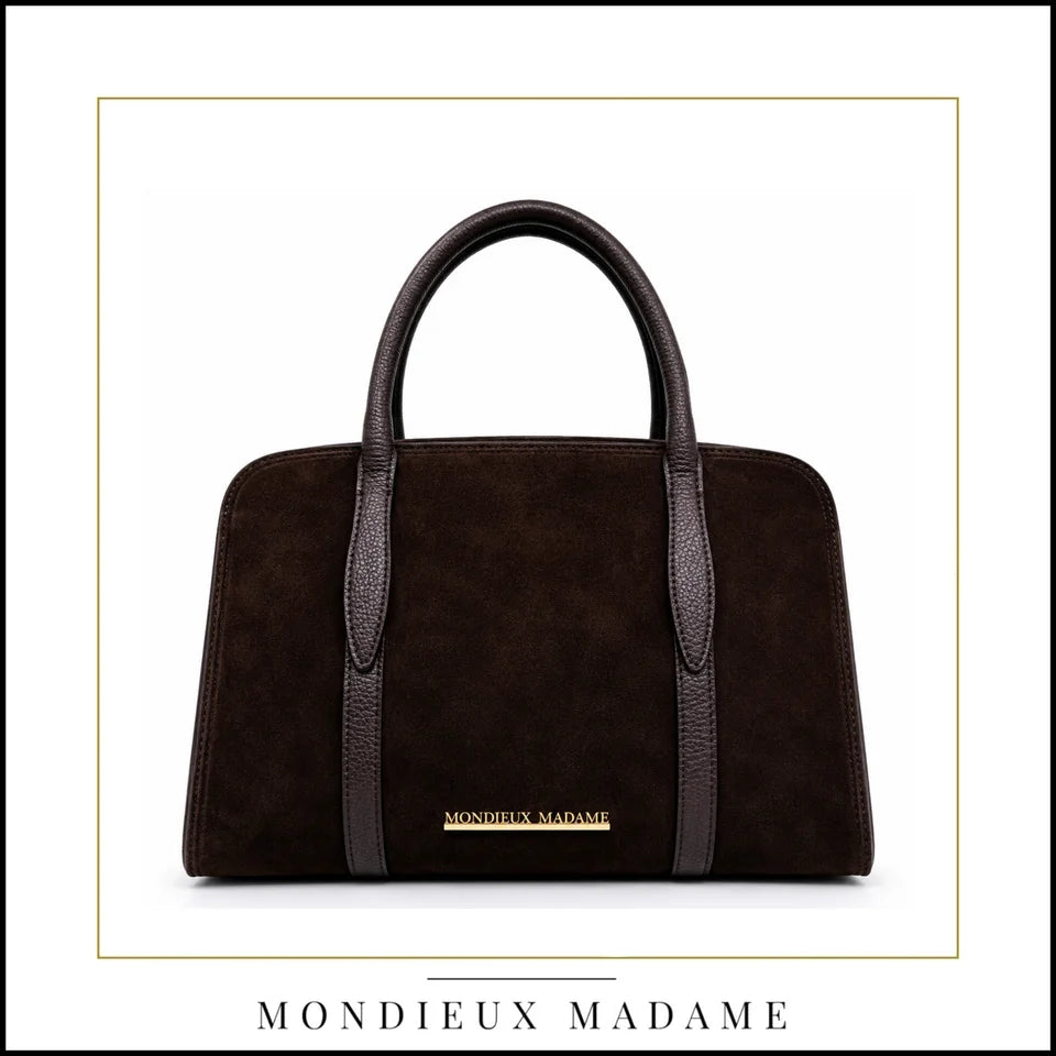 Mondieux Madame KATIA S suede bruin