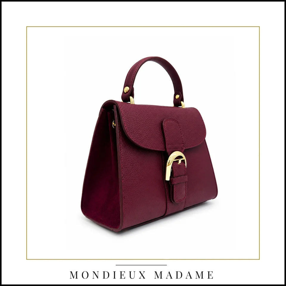 Mondieux Madame DELEY (leather&suede) bordeaux