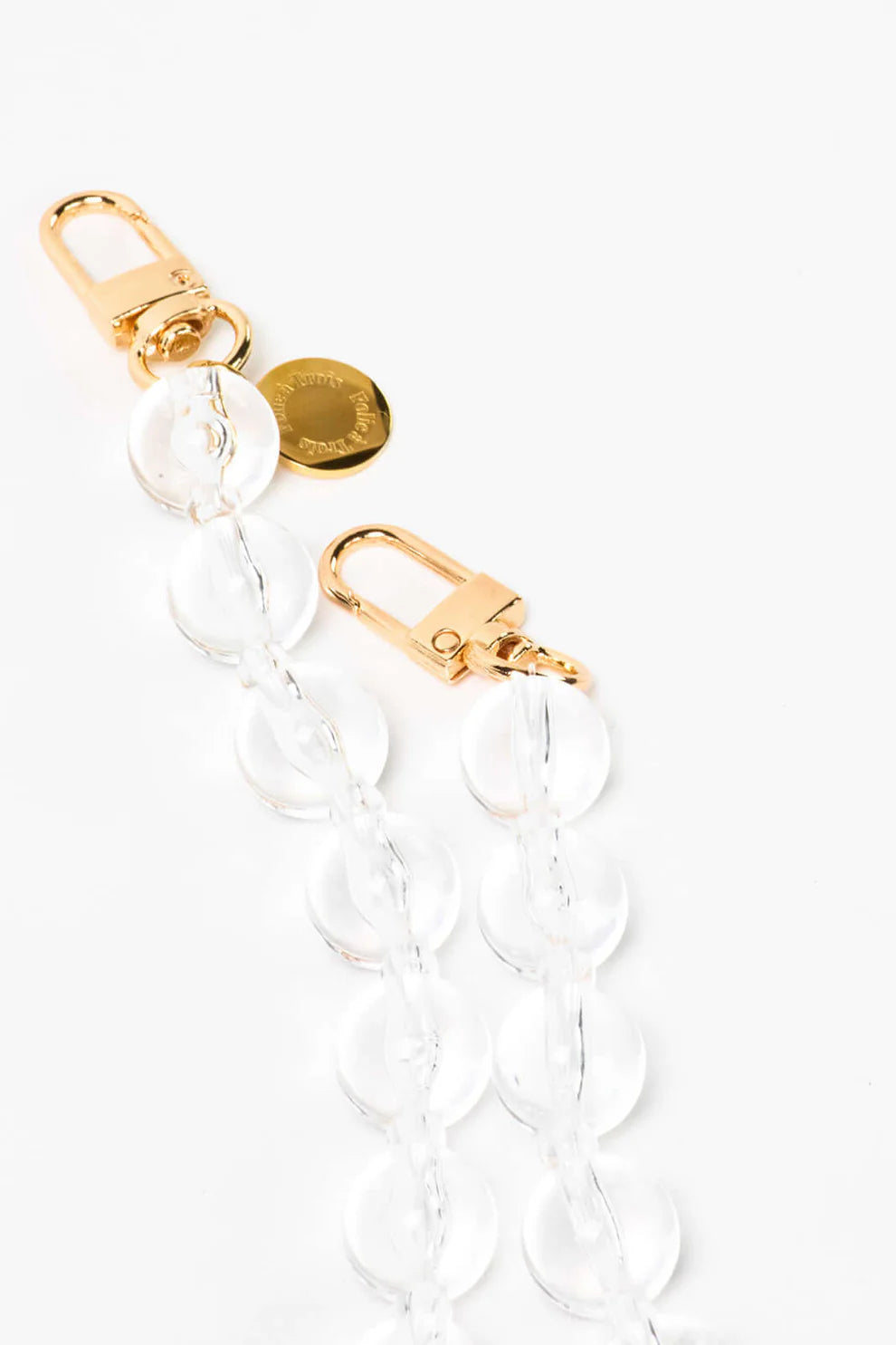 Folie à Trois korte telefoonketting Juniper Clear