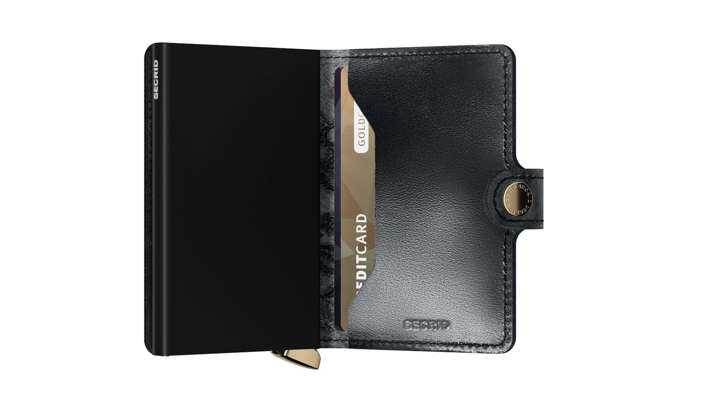 Secrid Miniwallet STITCH Floral Black