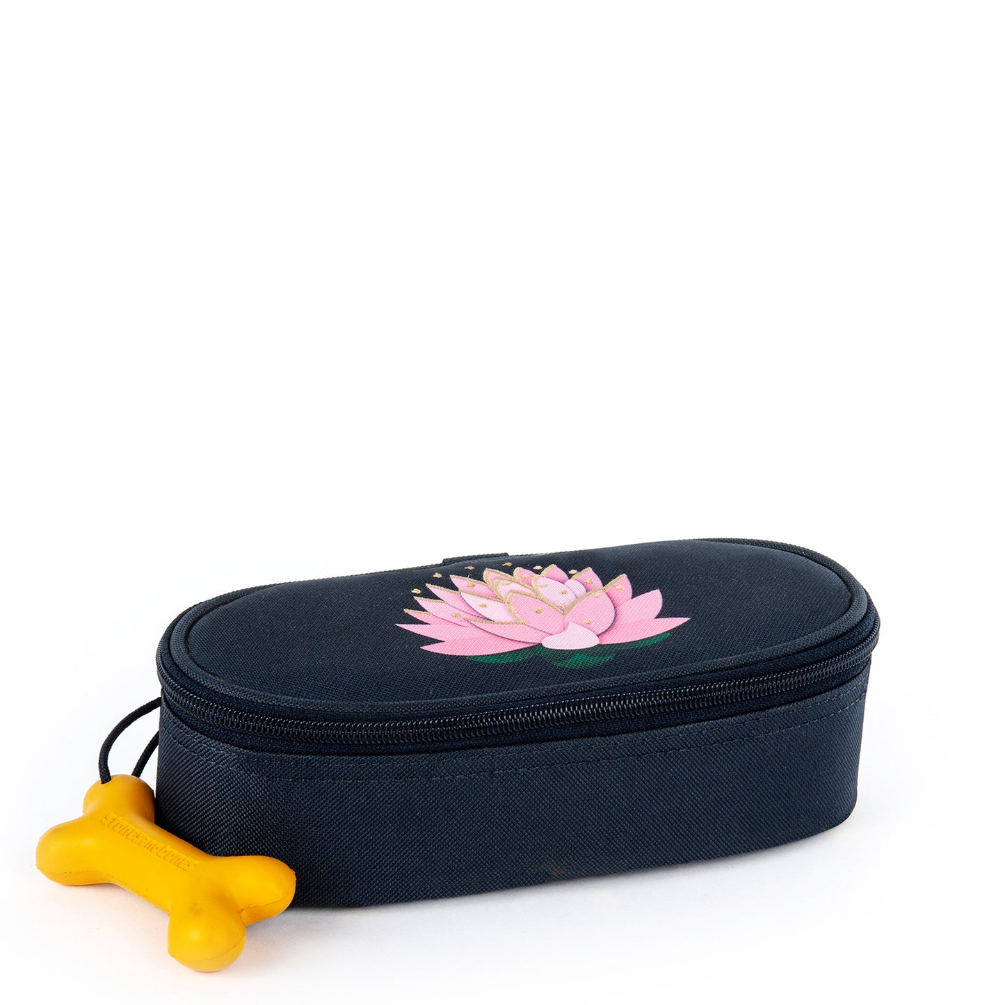 Stones and Bones OAK PL - MAGIC WATERLILY navy