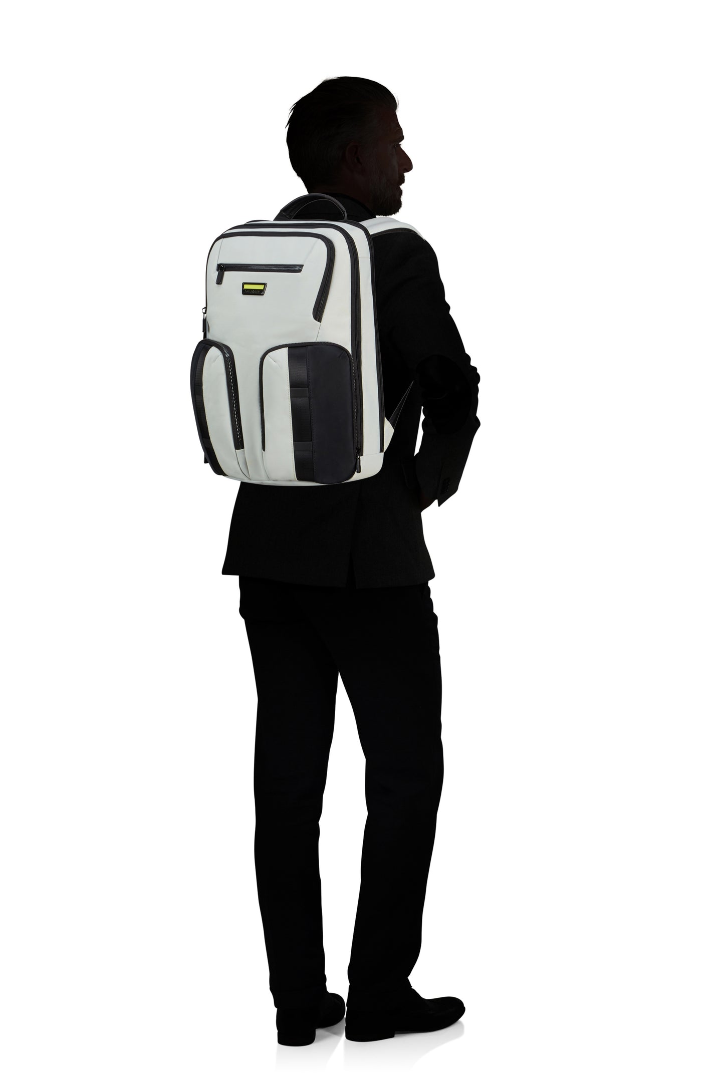 URBAN-EYE   backpack 15.6"  light grey/lime