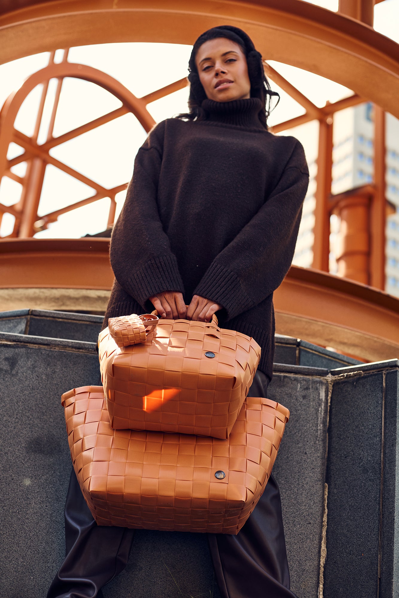 Handed By - Mini Paris - 123 pumpkin orange
