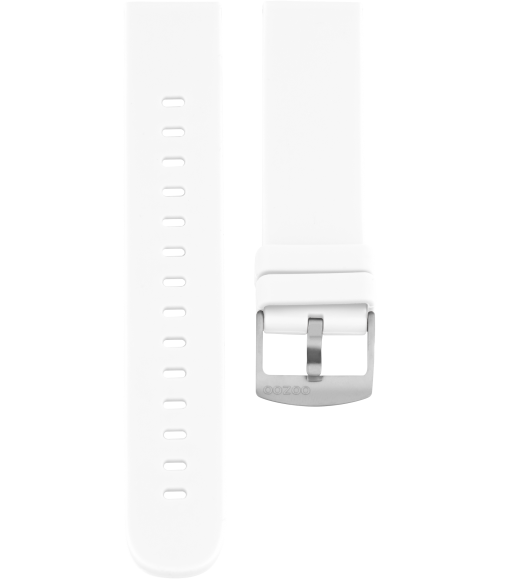 Oozoo strap404.20 wit/silver