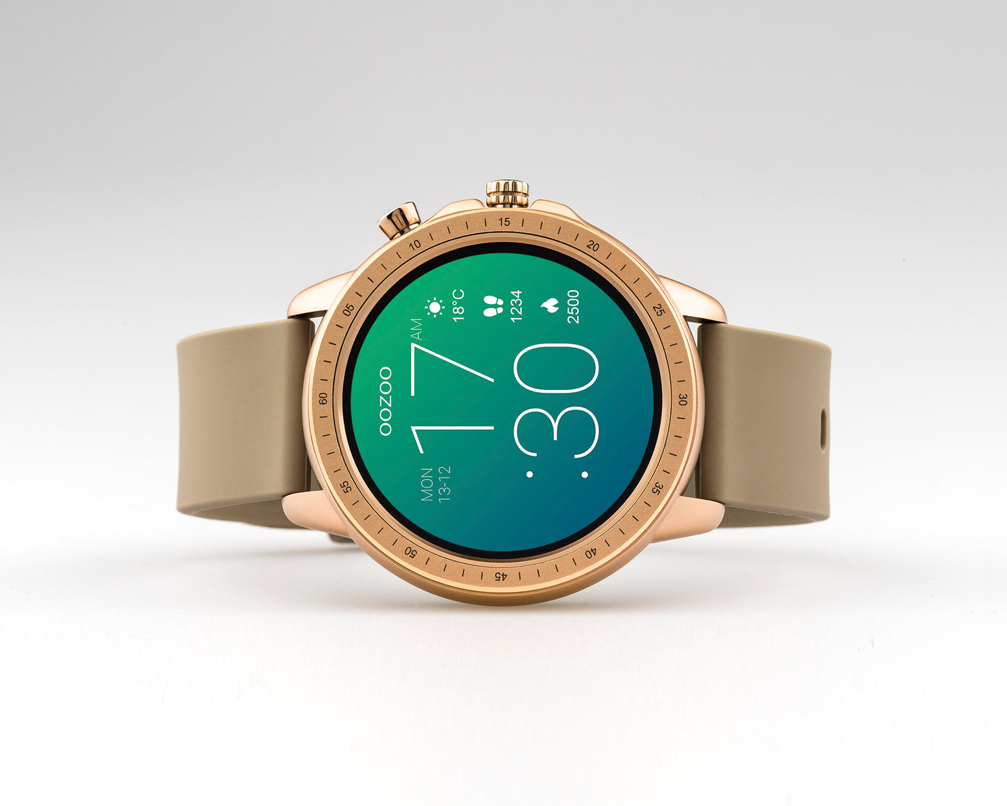 Oozoo Smartwatch  Q00302 Taupe-roségold