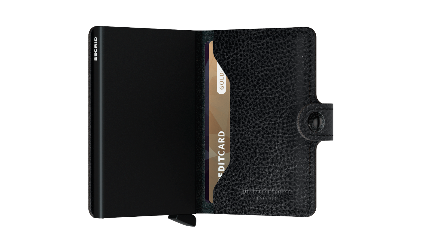 Secrid Miniwallet Vegetable tanned black-black