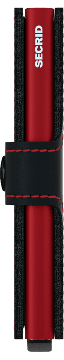Secrid Miniwallet Matte Black & red