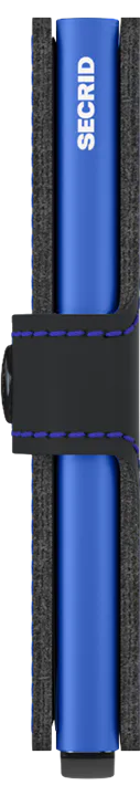 Secrid Miniwallet Matte Black-Blue