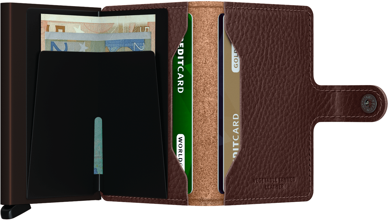 Secrid Miniwallet Vegetable tanned expresso-brown