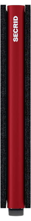 Secrid Slimwallet Matte Black & Red