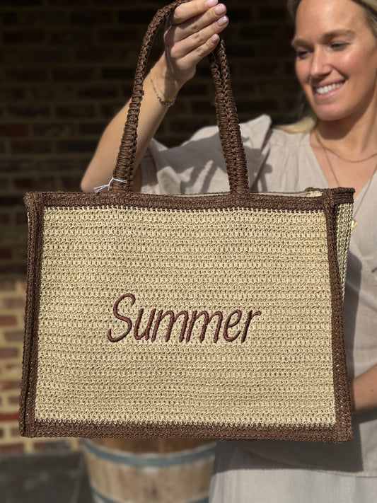 Strandtas 00029617 Summer bruin