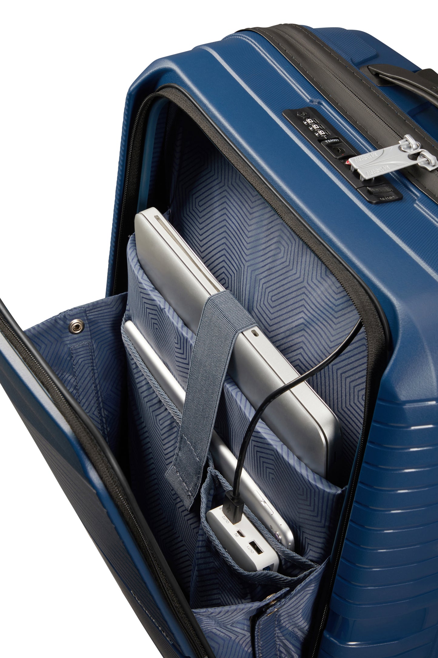 American Tourister Airconic /spinner 55 frontloader/midn. navy