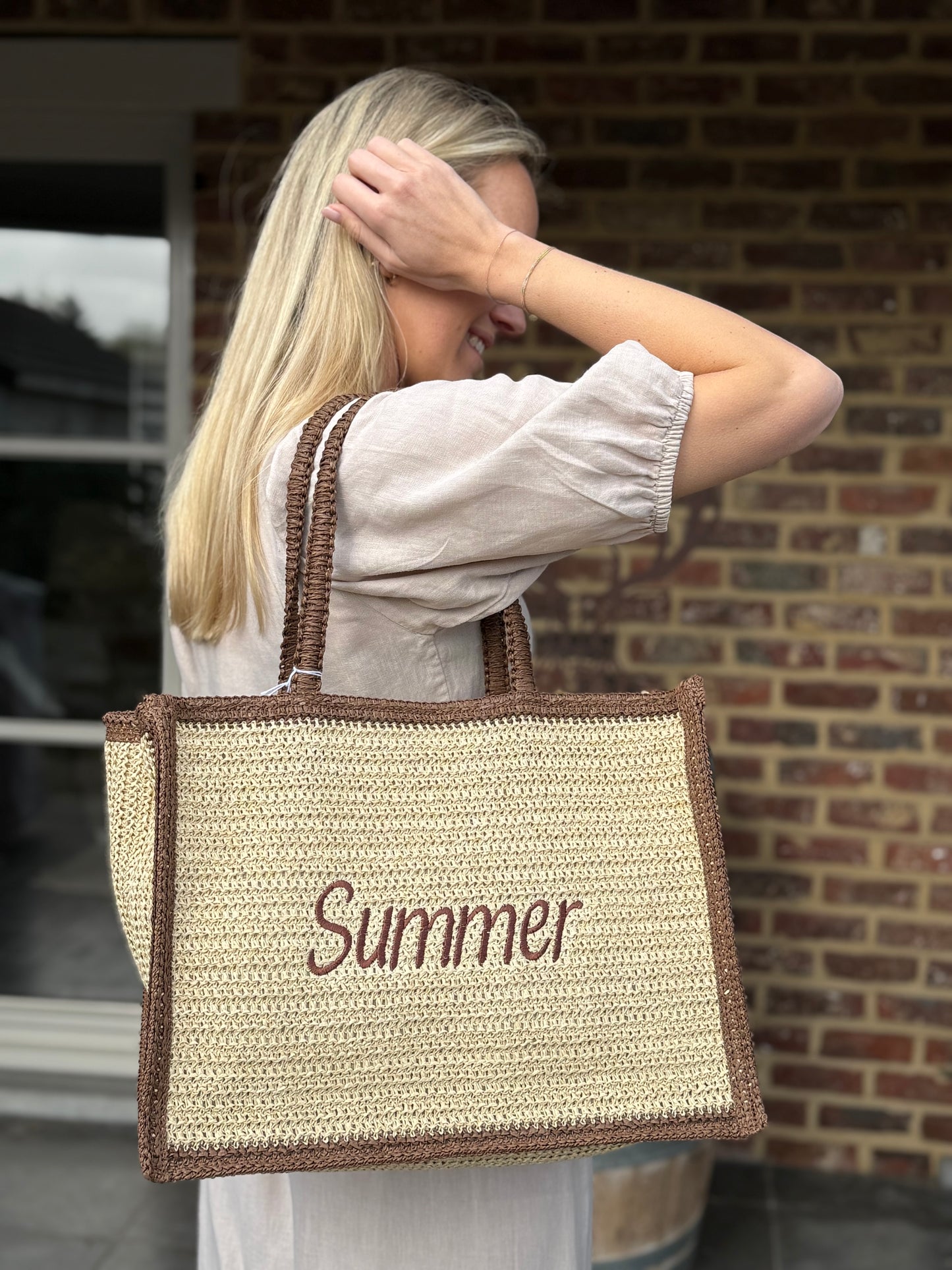Strandtas 00029617 Summer bruin