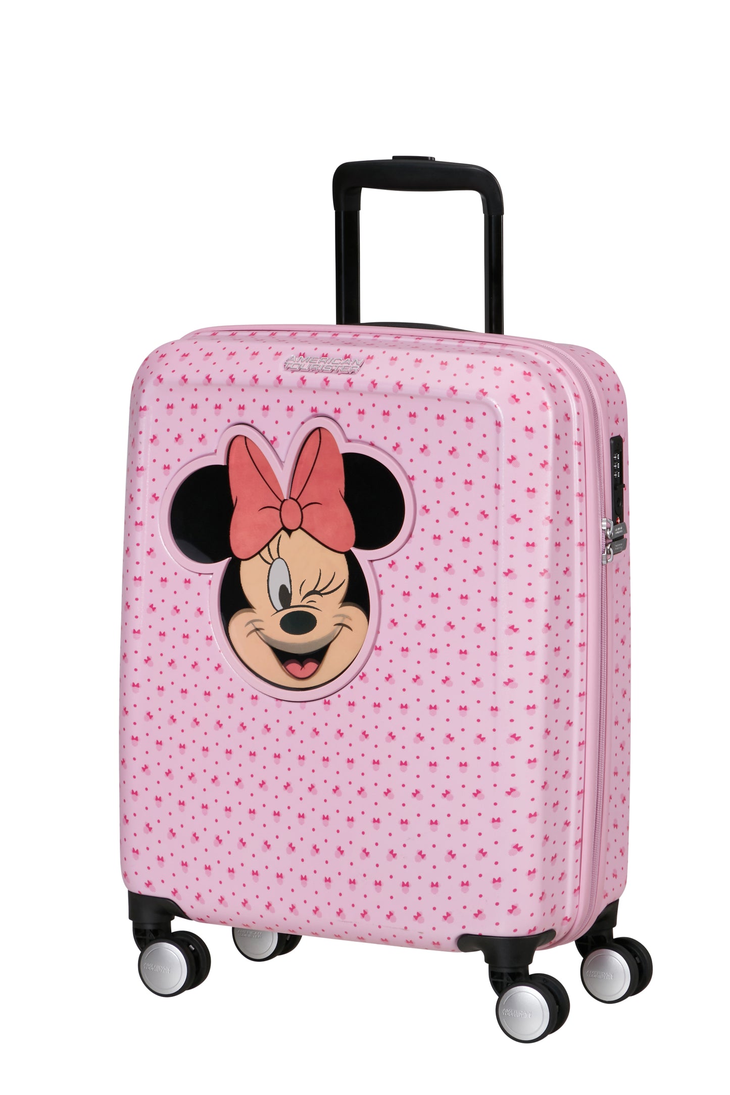 American Tourister  FUNLIGHT DISNEY spinner 55  MInnie Lenticular Pink