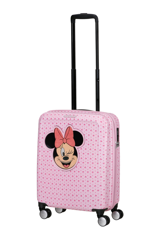 American Tourister  FUNLIGHT DISNEY spinner 55  MInnie Lenticular Pink