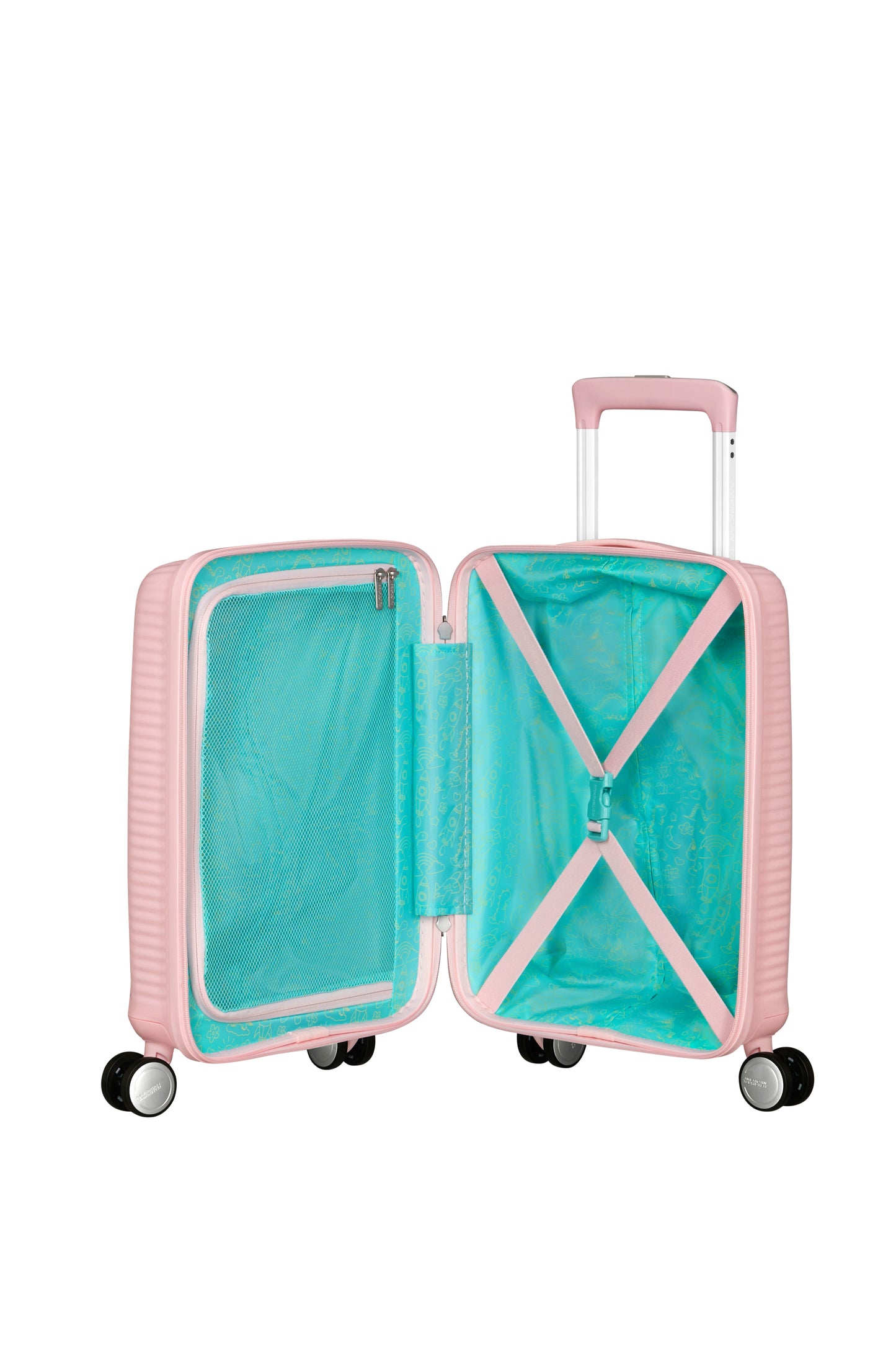 American Tourister  SOUNDBOX MINI  spinner47  pastel pink