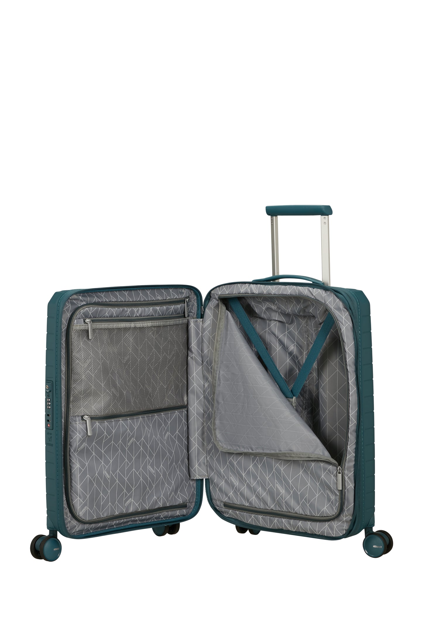 American Tourister  FASTFORWARD  spinner 55 exp  Totally Teal