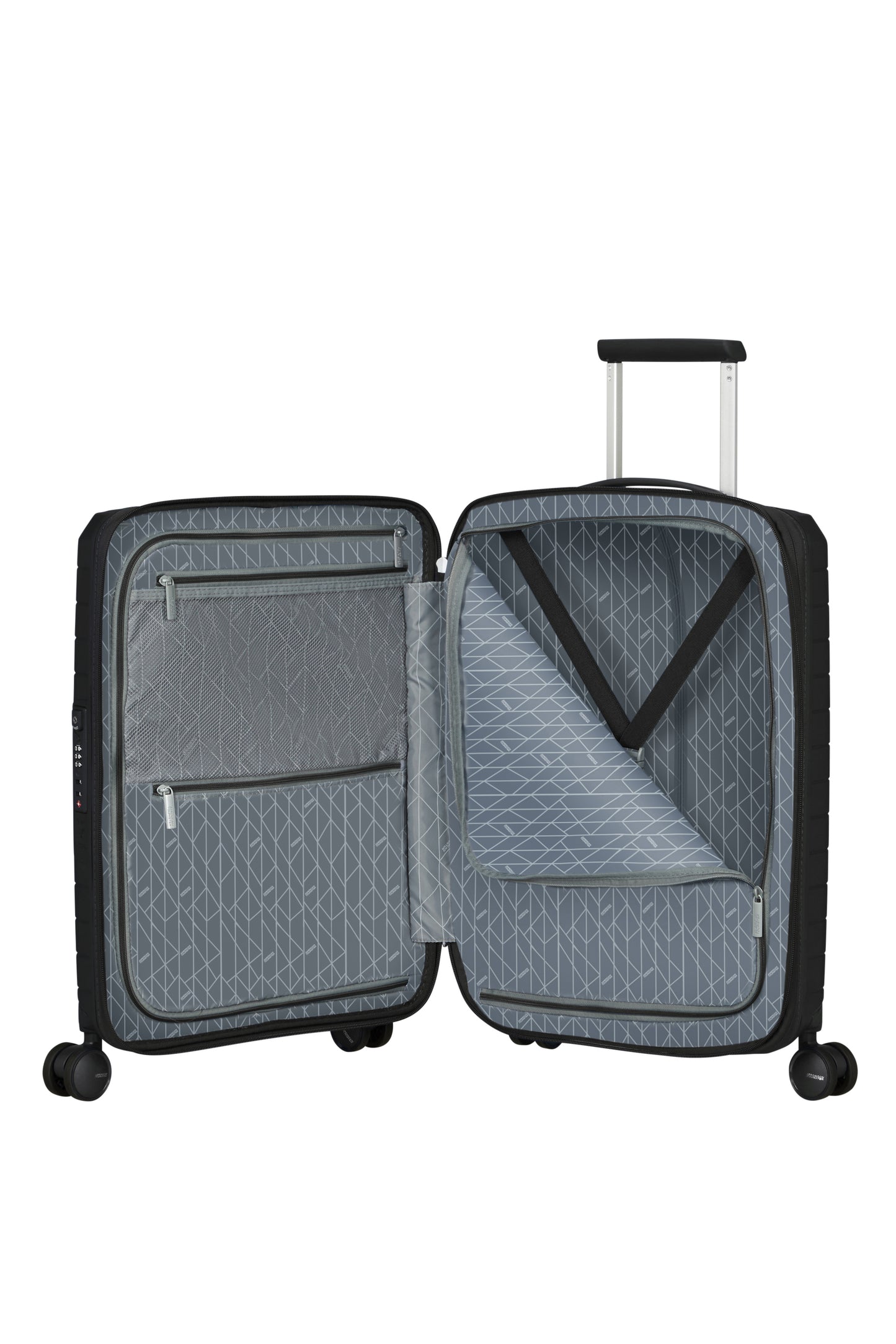 American Tourister  FASTFORWARD  spinner 55 exp  Flash Black