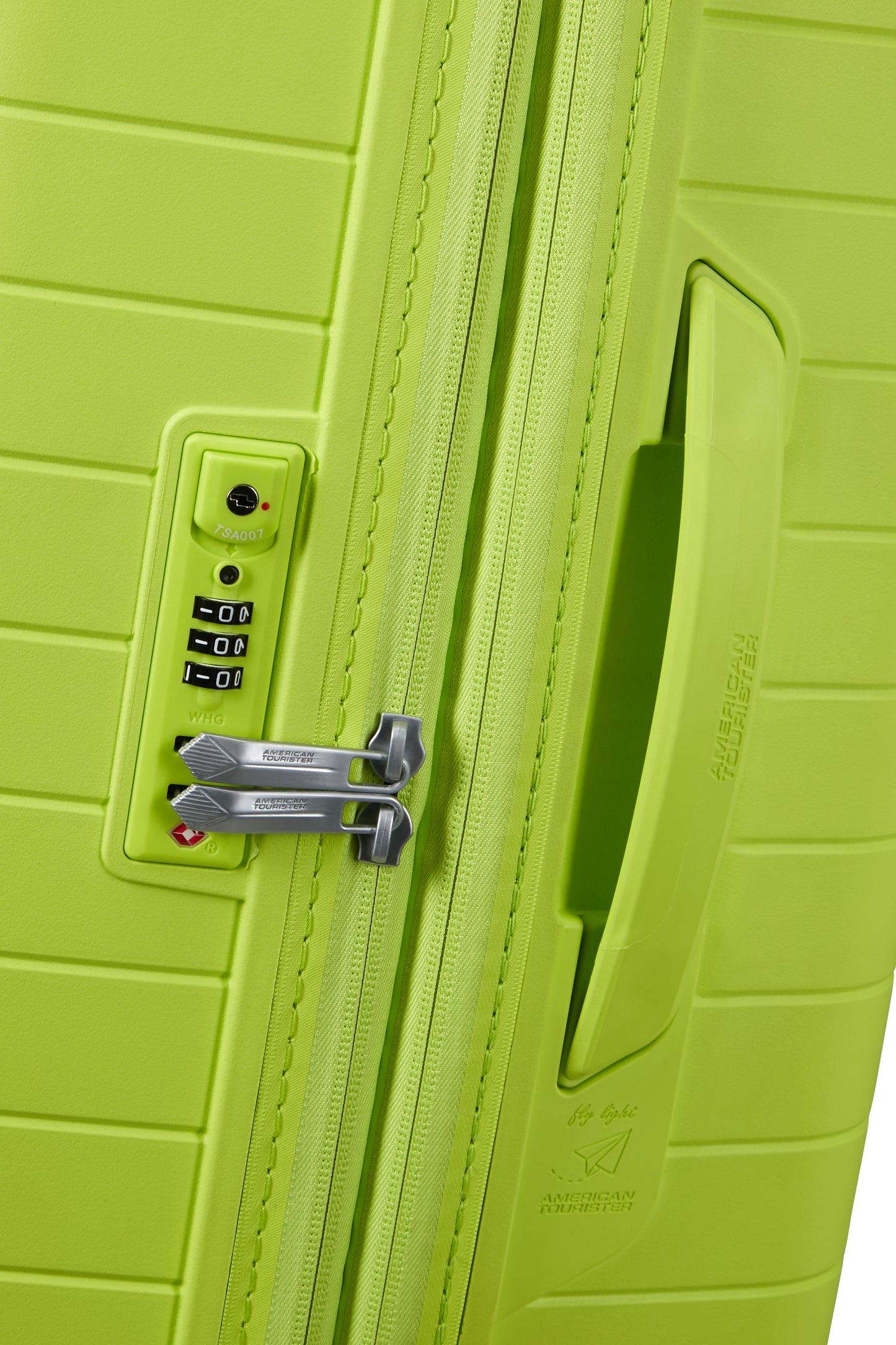 American Tourister  FASTFORWARD  spinner 55 exp  neon lime