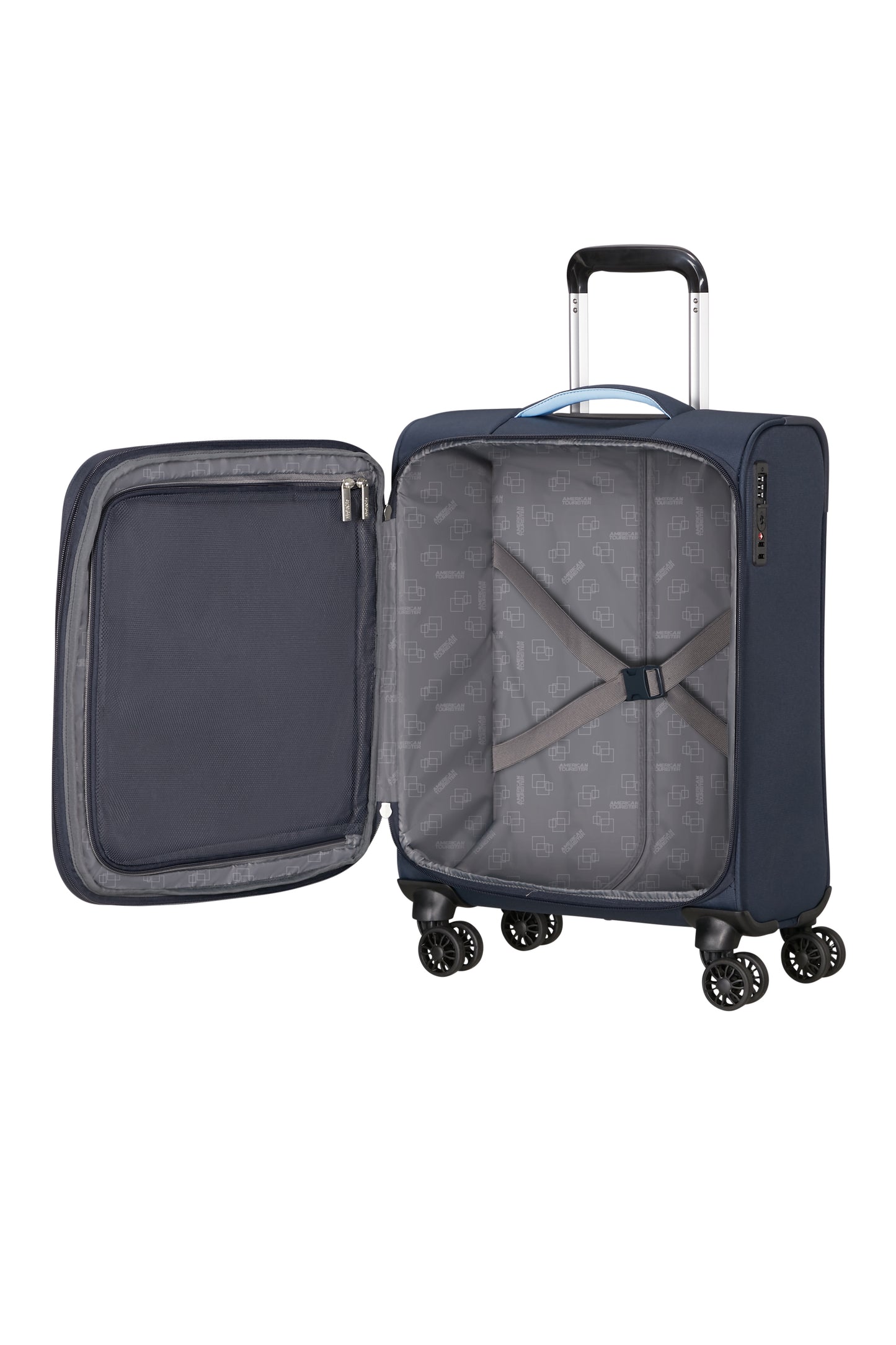 American Tourister  CLOUDRIDER spinner S  sky navy