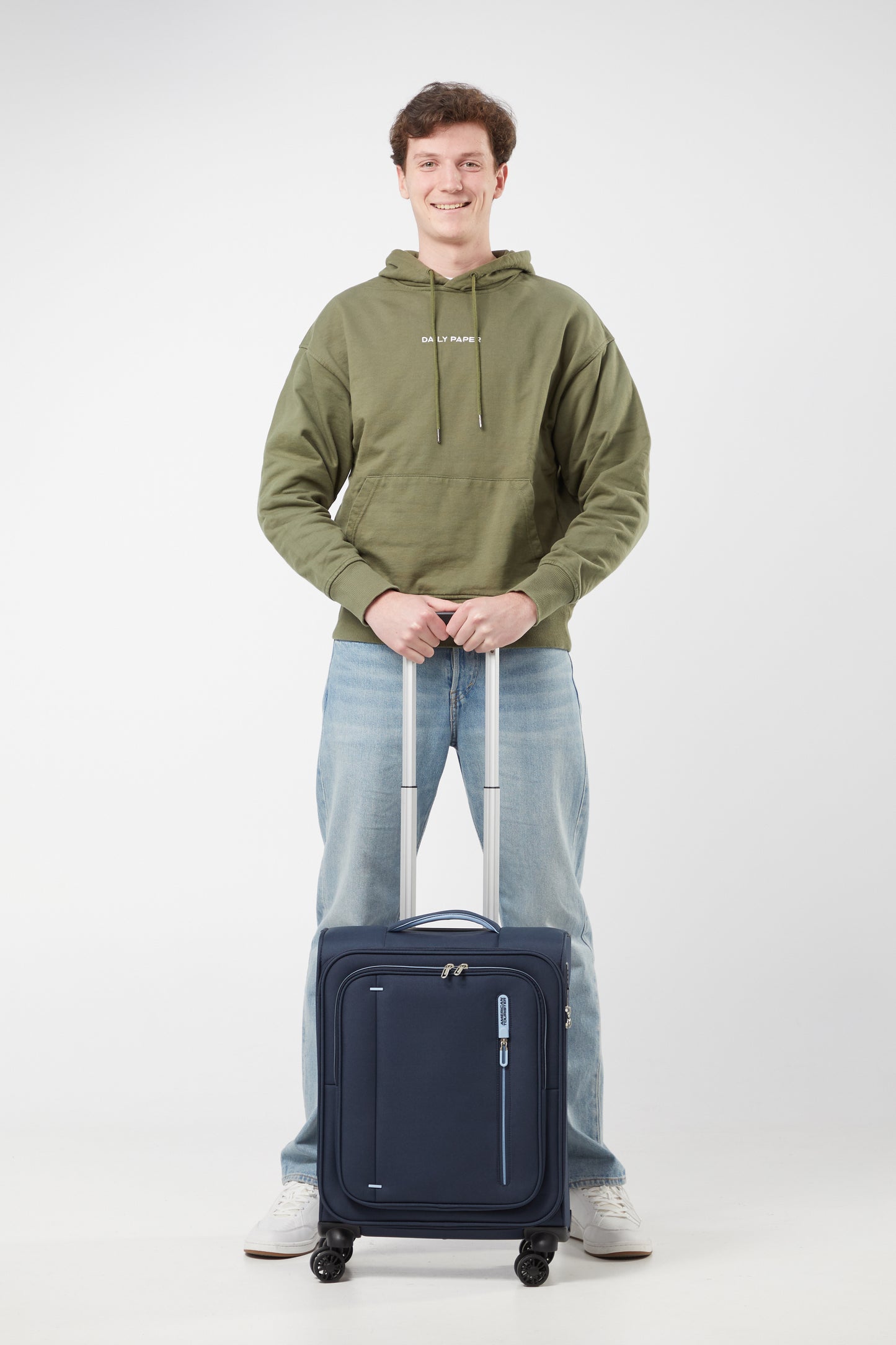 American Tourister  CLOUDRIDER spinner S  sky navy