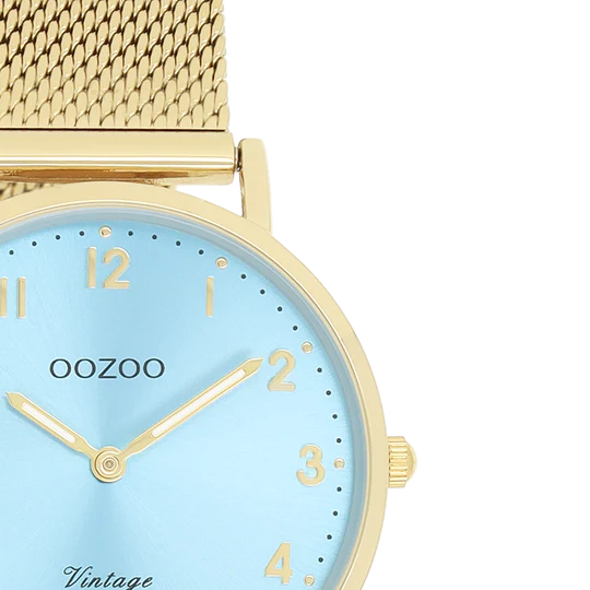 Oozoo C20348  goudkleurig - blauw