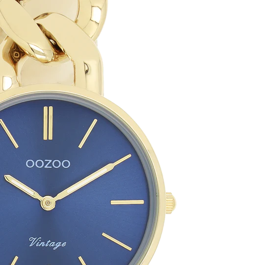 Oozoo C20359  goudkleurig-blauw
