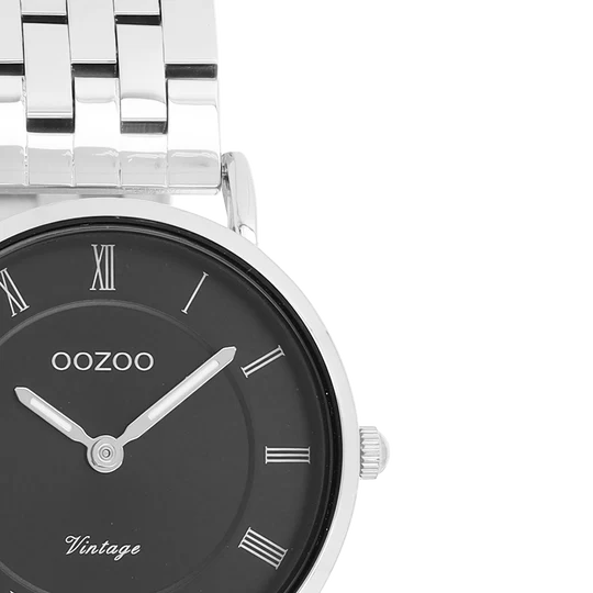 Oozoo C20373  zilver-black
