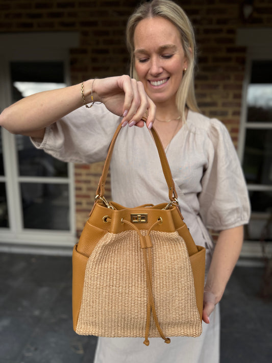 TIF Handtas 43/90231 Cognac