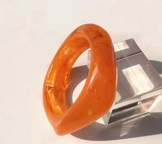 Folie à Trois  armband  CLAUDIA  oranje
