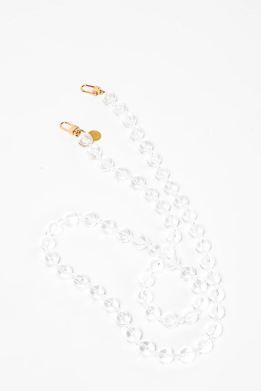 Folie à Trois  telefoonketting Juniper   Clear
