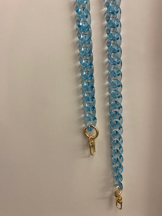 Folie à Trois  telefoonketting  Mira  blue