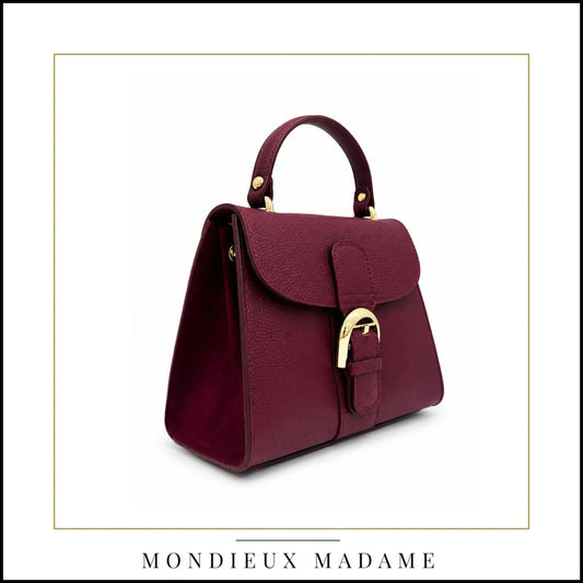 Mondieux Madame   DELEY (leather&suede) bordeaux