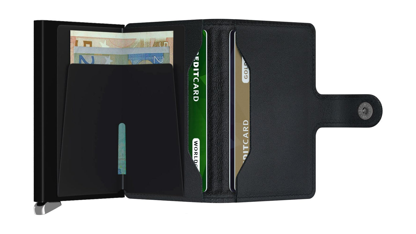 Secrid Premium Miniwallet  EMBOSS Lines  Black
