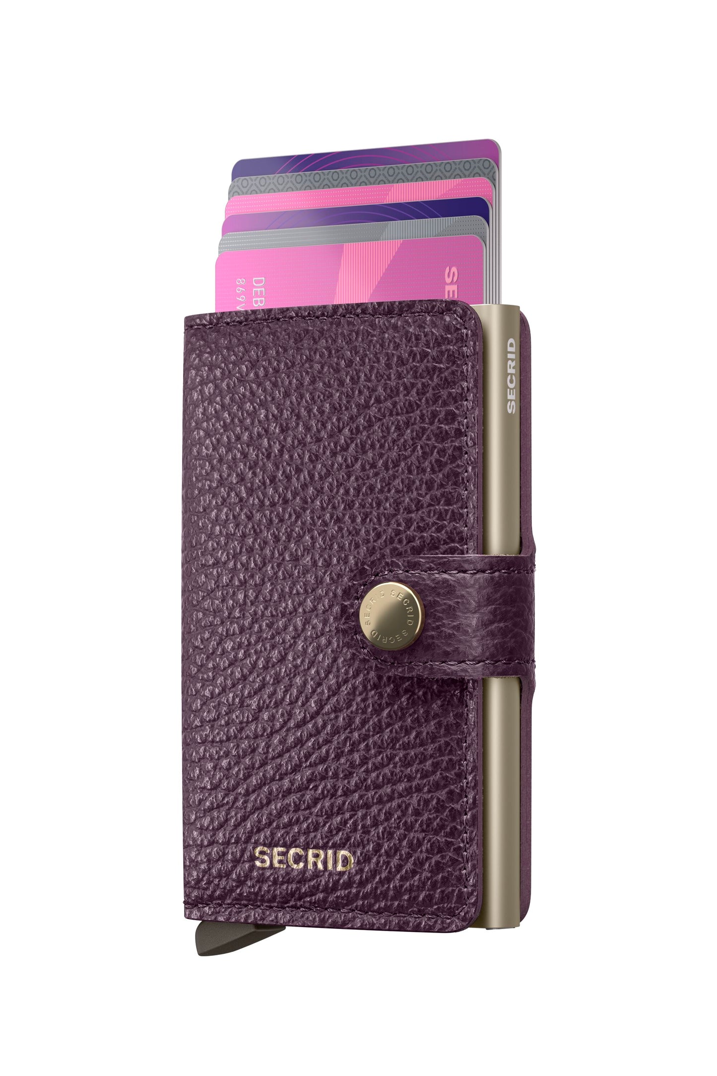 Secrid Miniwallet   Pebble  grape