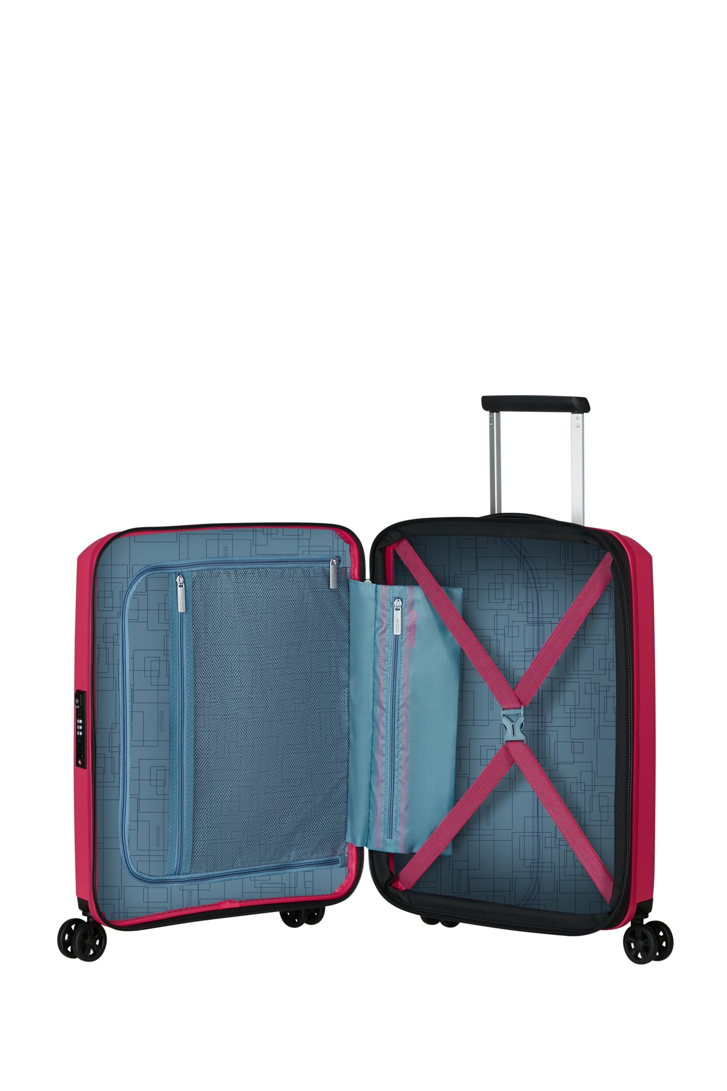 American Tourister AEROSTEP spinner 55  pink flash