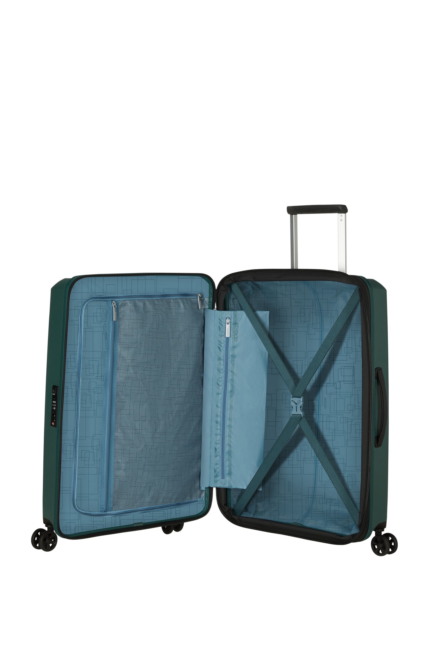 American Tourister AEROSTEP spinner 67 exp.  forest