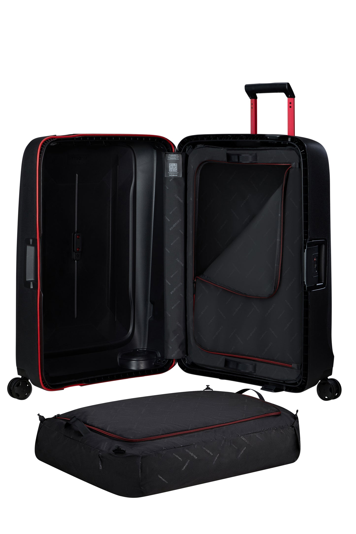 Samsonite ESSENS  spinner 75  charcoal red