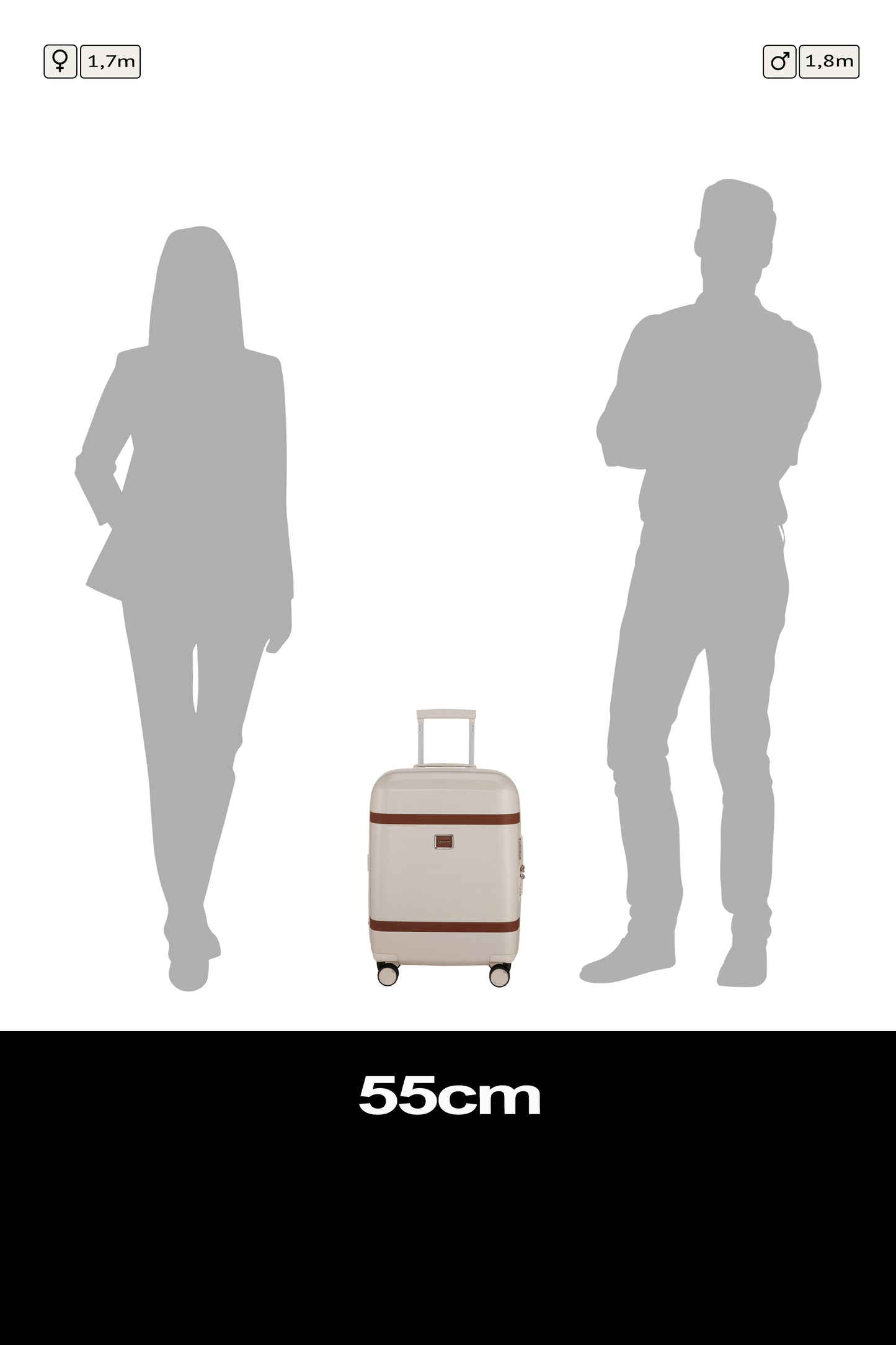 Samsonite IMAGE    sp55  Ivory