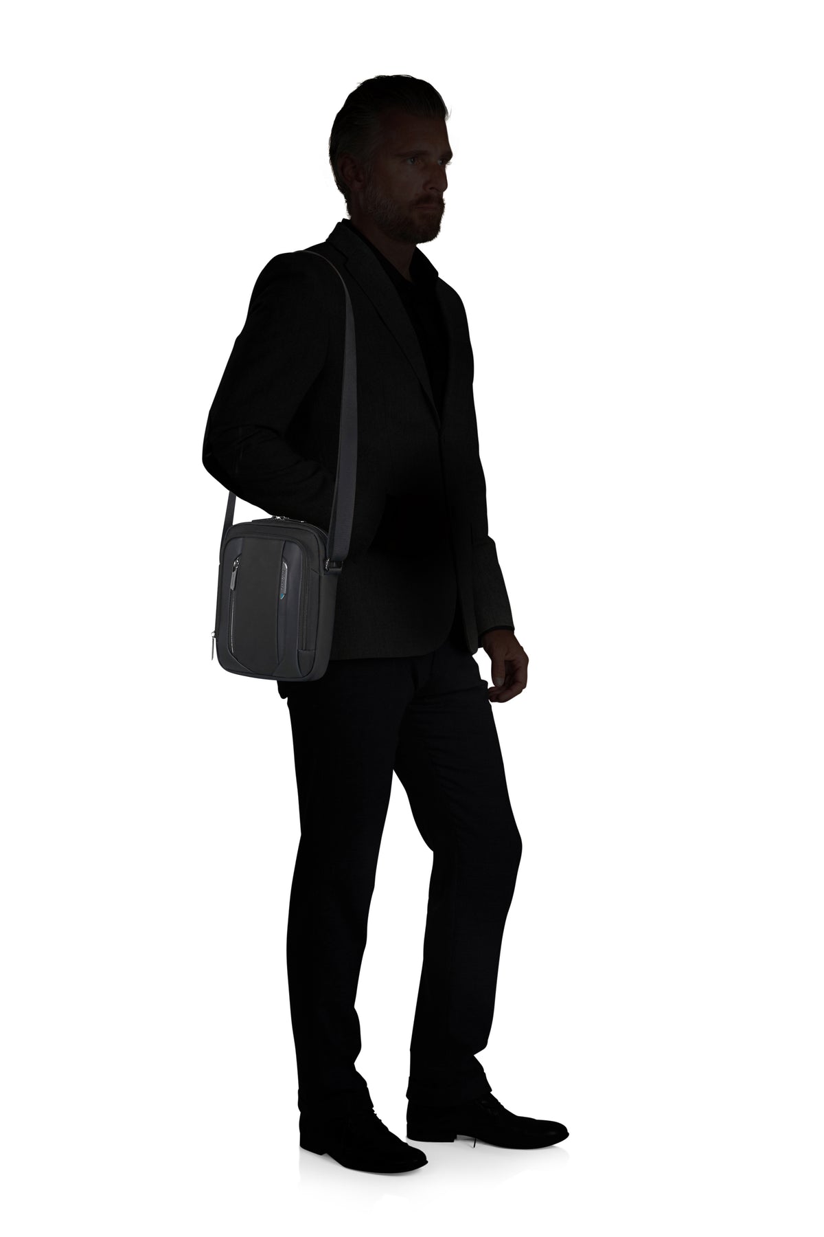 SPECTROLITE 4.0  crossbody M - tablet  zwart
