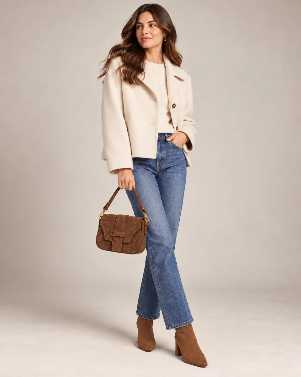 Mondieux Madame   SPORTY suéde  camel