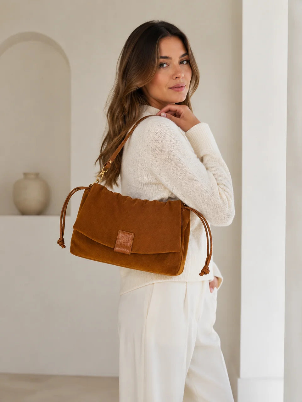 Mondieux Madame   STELLA suede  cognac